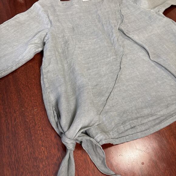 Milio Milano Womens Linen Layered Tunic Top Size S Minimalist Indie Lagenlook - Picture 7 of 8